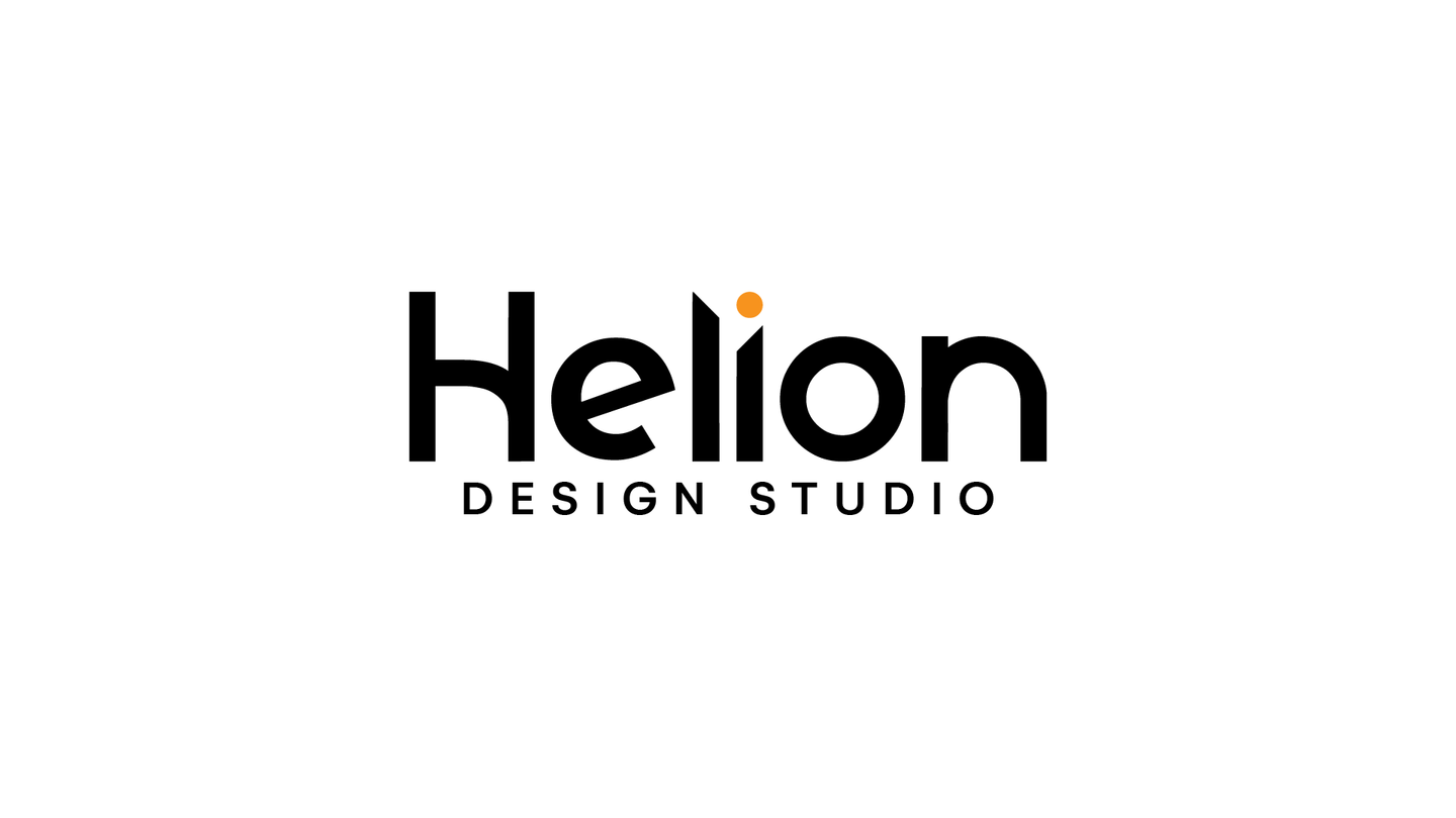 Helion — Interior Design & Development Logo Design presentation 1
