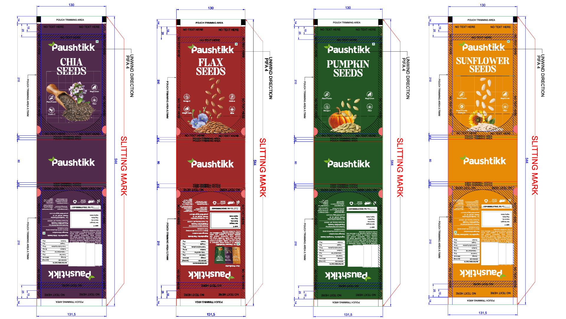 Paushtikk — Premium Seeds Packaging Design presentation 4