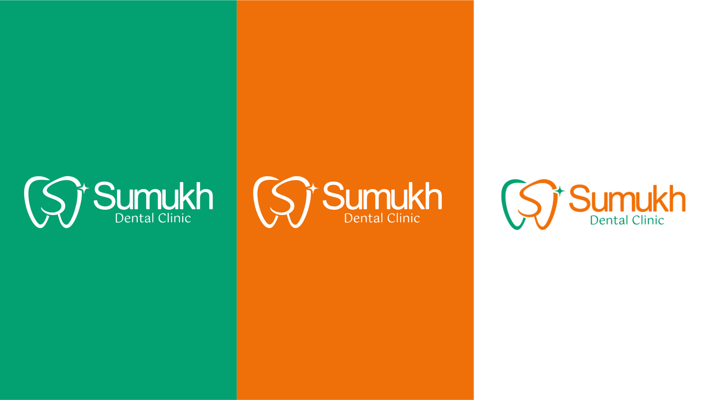 Sumukh — Dental Clinic Logo Design presentation 4